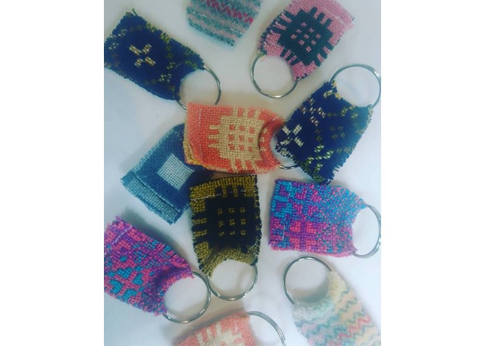 Welsh fabric Keyrings KEY03 Welsh fabric Keyrings KEY03